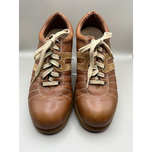 Camper Mens Pelotas Brown Leather Lace-Up Comfort Sneaker Shoes Size US 9 EU 42 - Picture 1 of 12